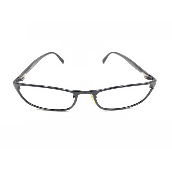 Prada VPR 51P 7AX-1O1 Black Silver Eyeglasses Frames 54-18 140 Italy Designer - Picture 2 of 12